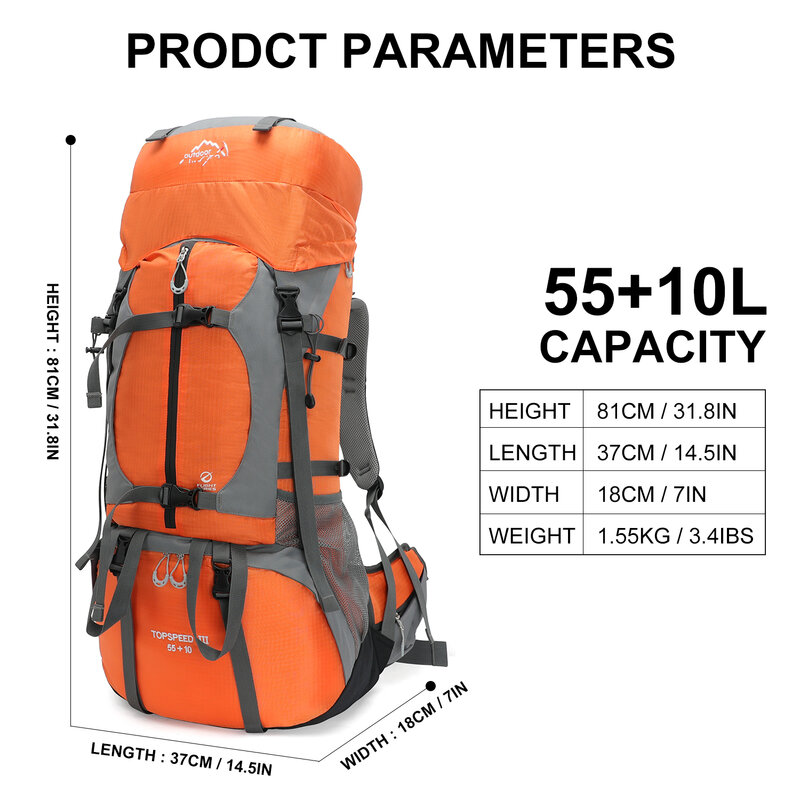 Рюкзак для альпинизма, кемпинга, 65L, мужские сумки, военный тактический рюкзак для женщин и мужчин, сумка для мужчин, школьные рюкзаки, Bushcraft