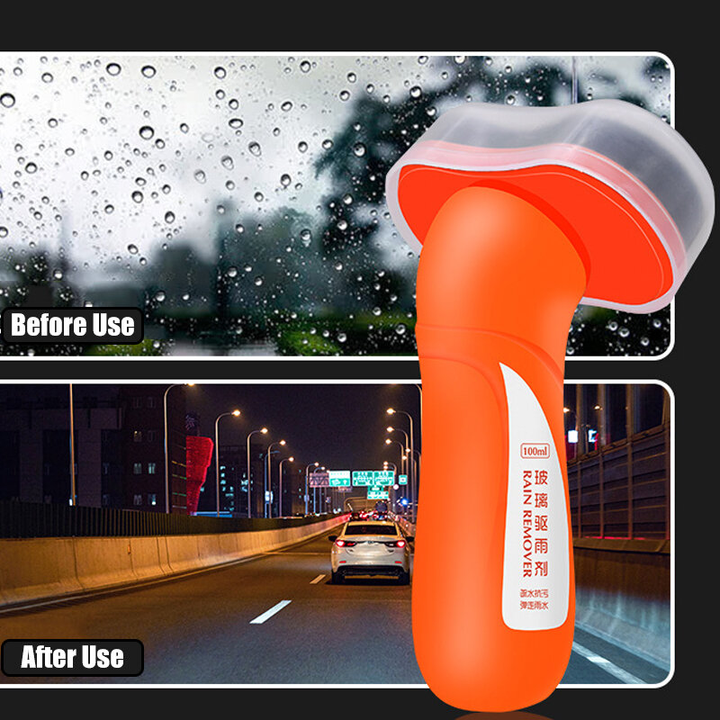 Car Windshield Cleaning Rainproof Antifogging Agent Water Repellent Oil Film Remover Automobile Motorcycle Washing Accessories