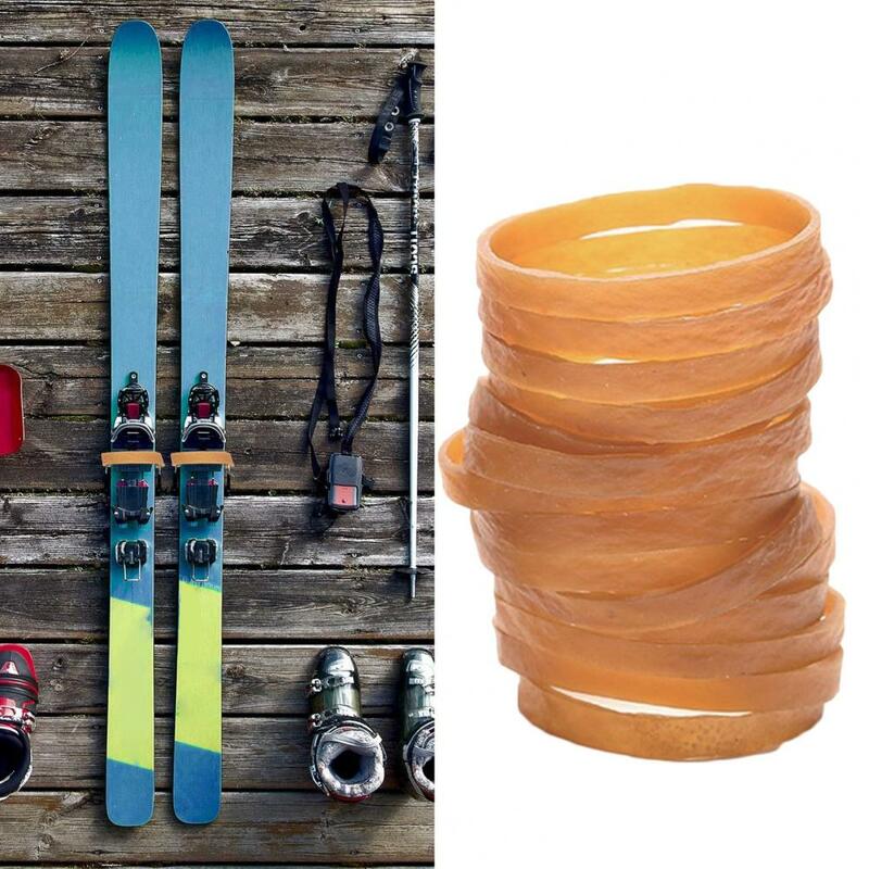 Ski Rubber Brake Retainers Bandas, High Elastic, instalação simples, Snowboard, Acessórios Esportivos, 30Pcs