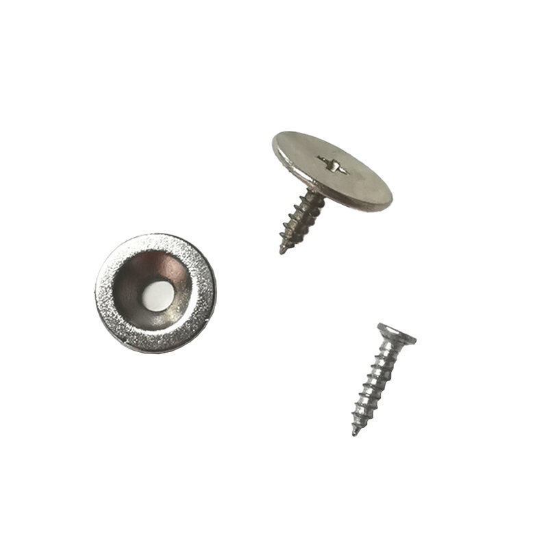 Zestaw magnetyczny magnes na zatrzask magnetyczny Metal + magnes srebrny chrom 5 zestaw zapięcia zatrzask do kuchni trwałe wykwintne