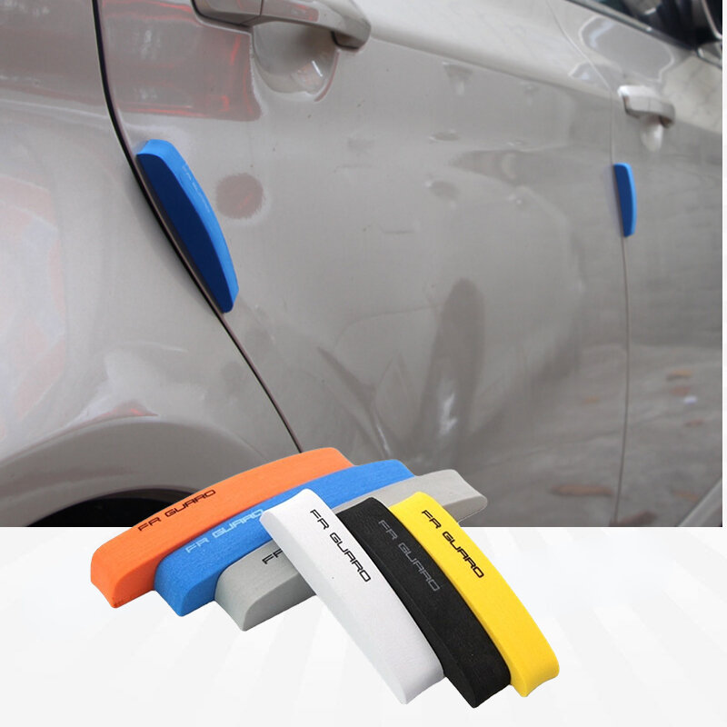4Pcs Car Anti-Collision Strip Door Bumper Strips Edge Guards EVA Foam Car Door Guard Protector Anti-Scratch Sticker Car Styling