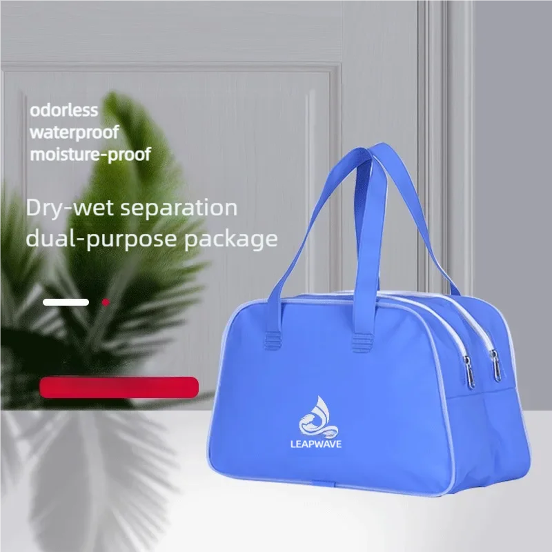 Bolsa de natación portátil de separación seca y húmeda para viajes al aire libre, bolsa de almacenamiento impermeable, bolso de mano elegante, bolsa de playa