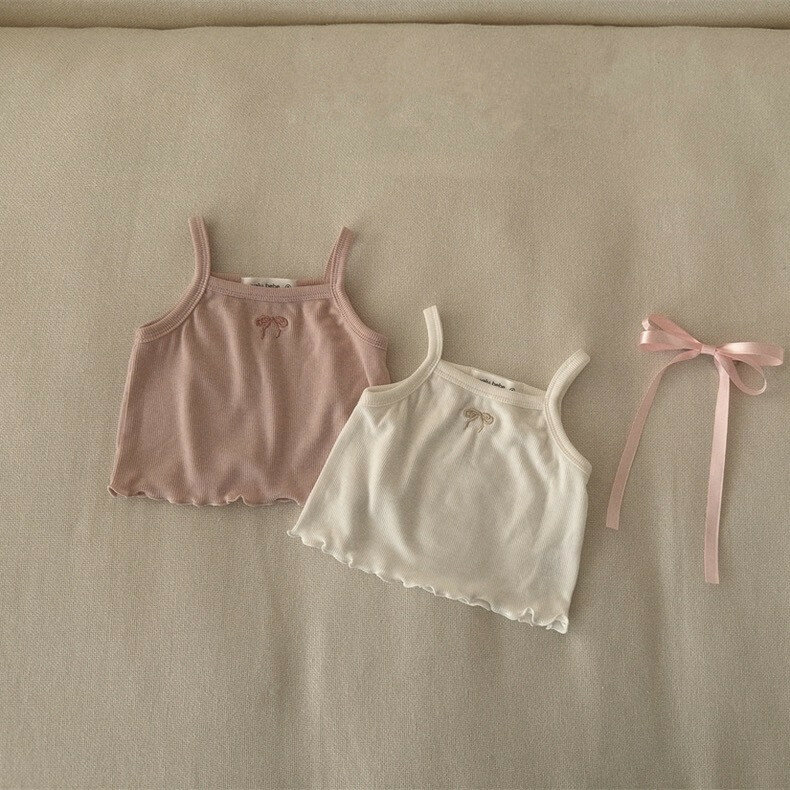 아기 여름 의상, 여아 어린이 자수 활 멜빵 셔츠 세트, 유아 얇은 민소매 상의 및 단색 바지, 아이 조끼 세트, 2 개