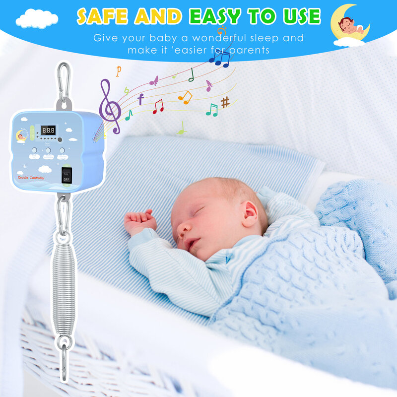 Substituição do balanço do bebê do motor do berço do bebê controlador elétrico do berço do bebê swinger motorista