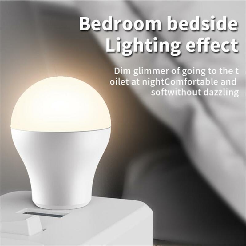 مصباح LED صغير ليلي للأطفال ، USB ، مدمج ، صغير ، طفل ، الكبار ، غرفة نوم ، حمام ، الحضانة ، 1 واط