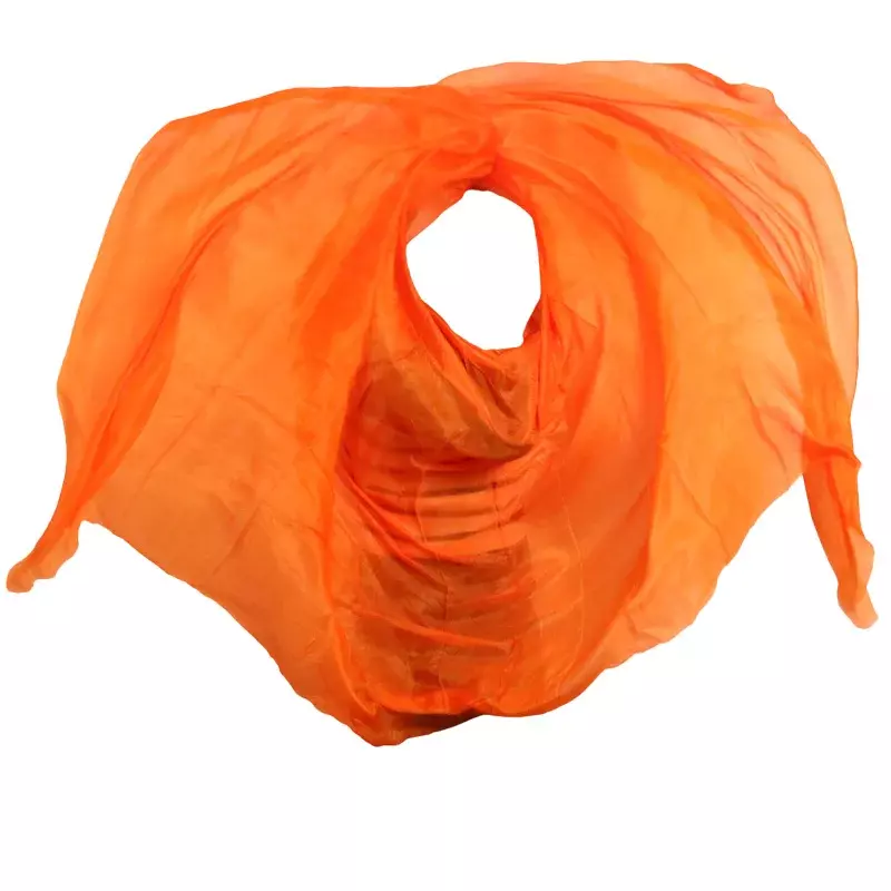 100% 실크 공연 댄스 단색 가벼운 질감 베일 숄, 여성용 스카프 의상 액세서리, 밸리 댄스 베일, 250cm x 114cm