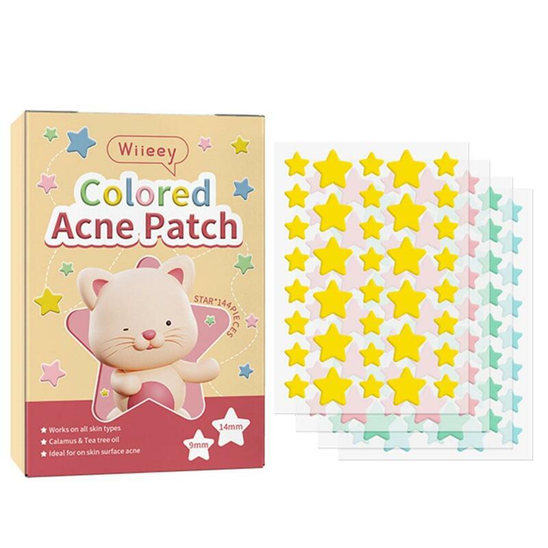 144 PCS/SET Star Pimple Patch Acne Colorful Invisible Acne Removal Skin Care Stickers Concealer Face Spot Beauty Makeup Tools