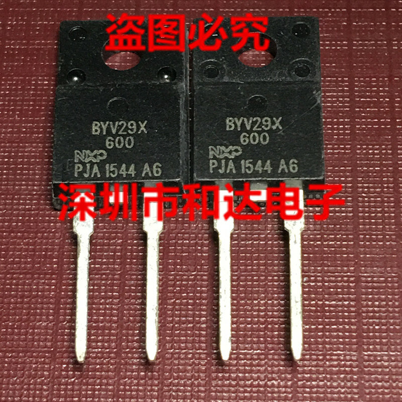 5 PCS - 10 PCS BYV29X - 600 MOS FIELD EFFECT TUBE TO 600 V - 220 - F 9 ANEW AND THE ORIGINAL ON STOCK