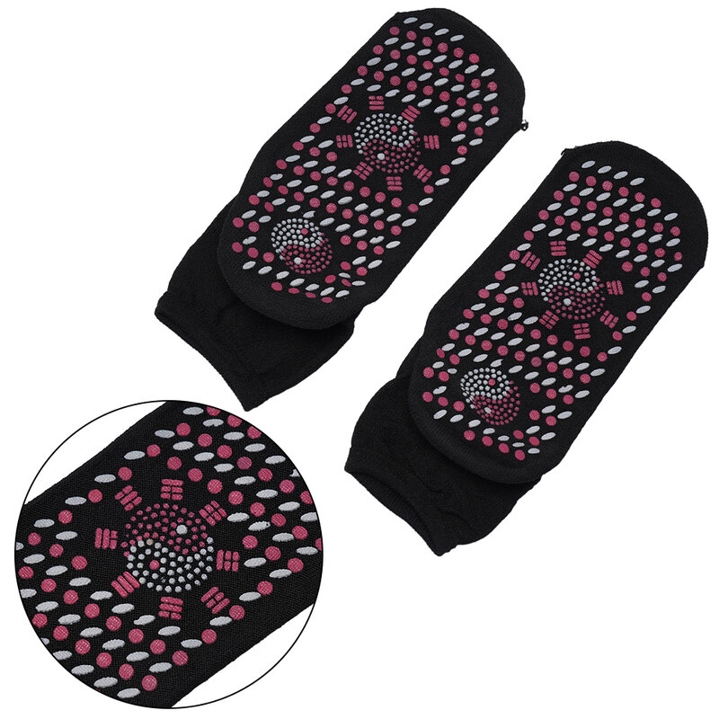 Турмалиновые магнитные носки 2 шт., Самонагревающиеся терапевтические магнитные носки для мужчин и женщин, удобное теплое оборудование для катания на лыжах, сноуборде