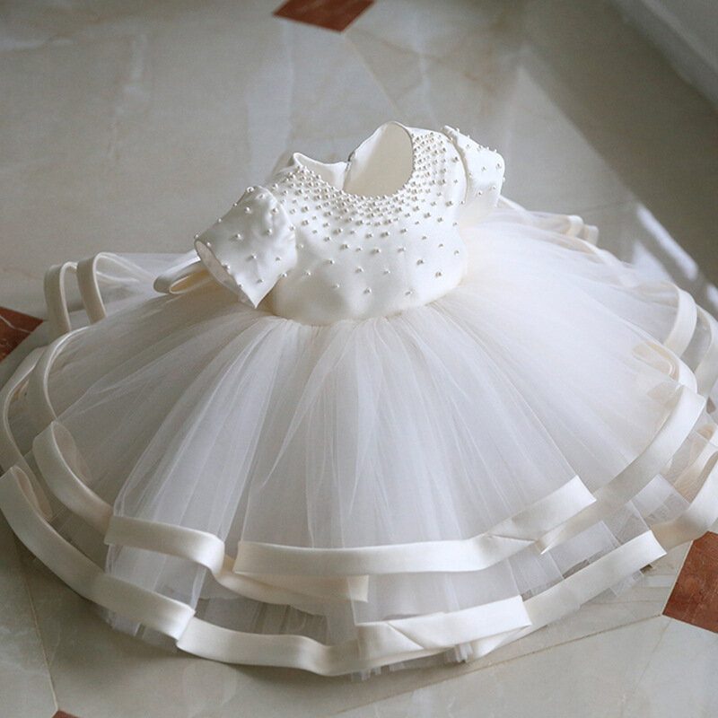 New Korean version children's dress fluffy skirt baby birthday girl princess short skirt