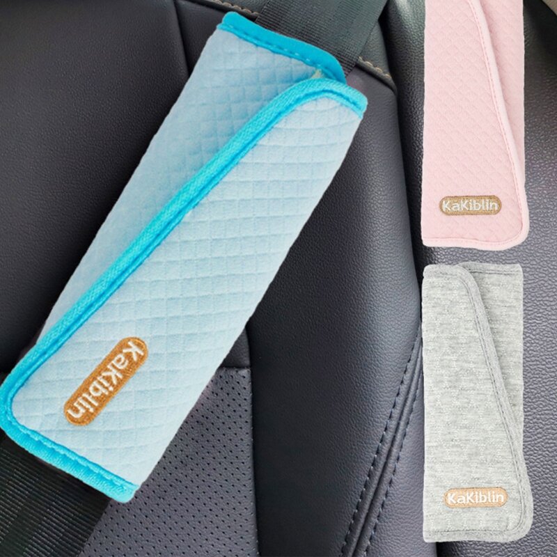 Housse d'épaule ceinture sécurité pour voiture, en coton Jacquard, pour bébé enfant, sécurité
