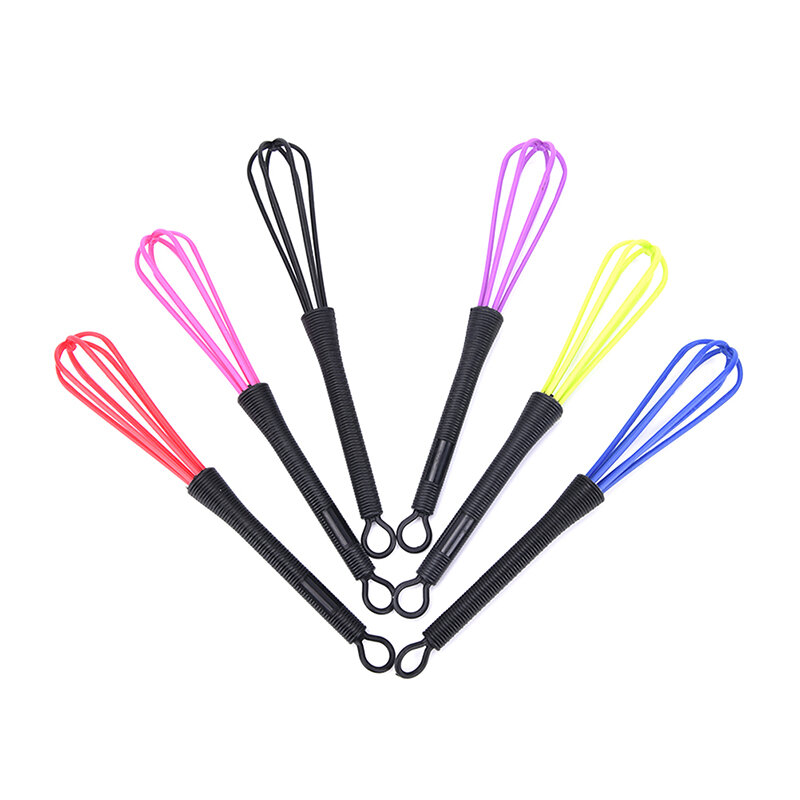1X Mini Salon Hairdressing Tool Tint Color Dye Whisk Balloon Whip Mixer Random,