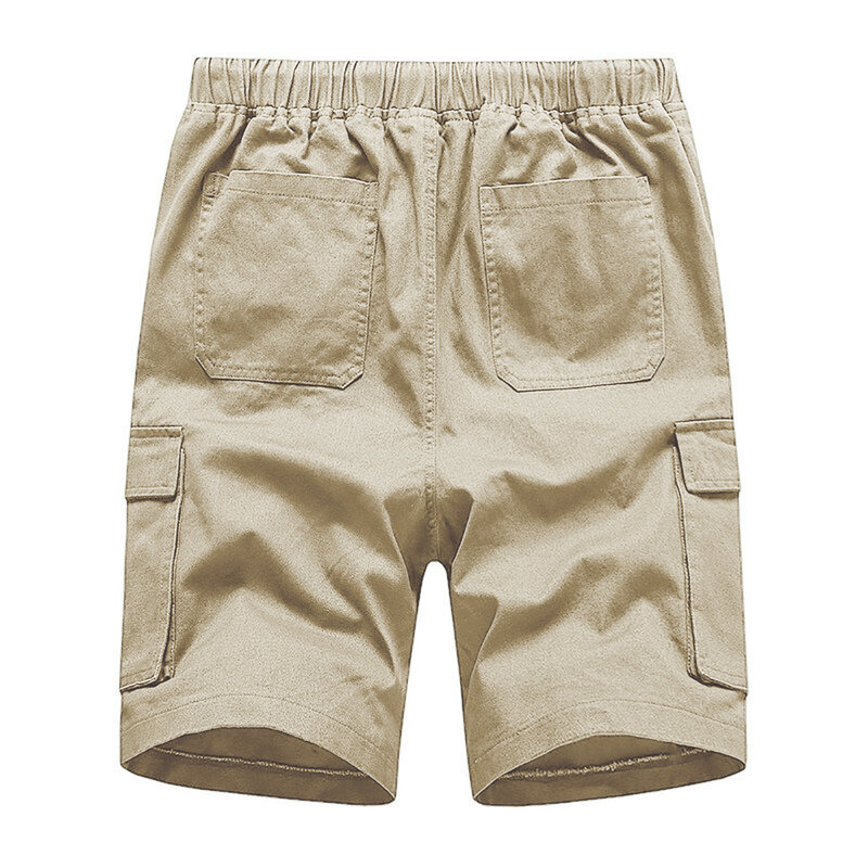 Pantalones cortos de verano para hombre, Shorts elásticos informales con cordón, holgados, para correr, Fitness al aire libre, transpirables, 2024