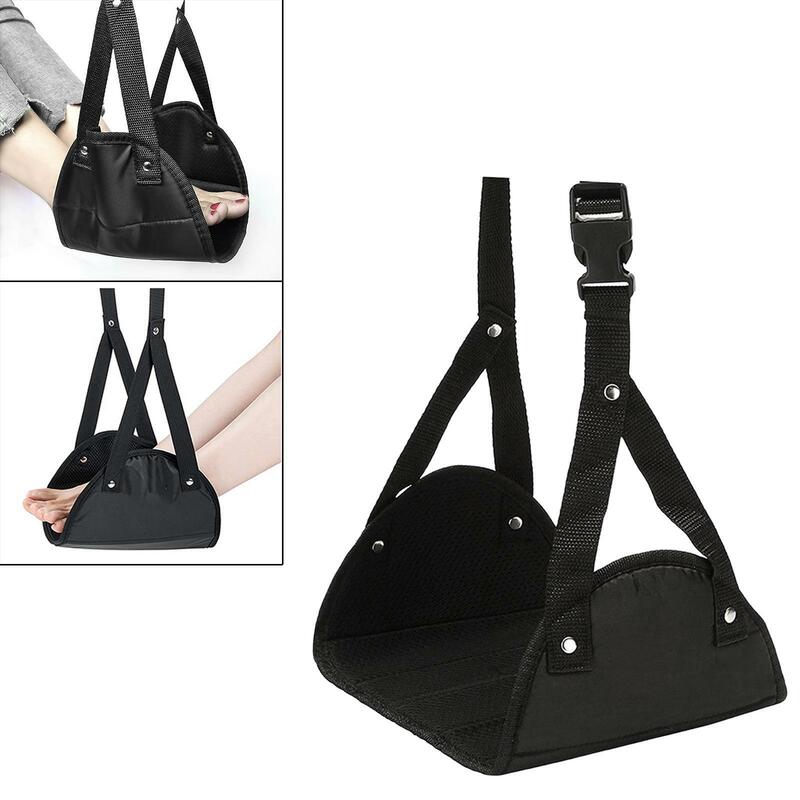 2/3/5 Polyester Airplane Footrest Comfortable And Adjustable Foot Hammock For Long Flights Easy To