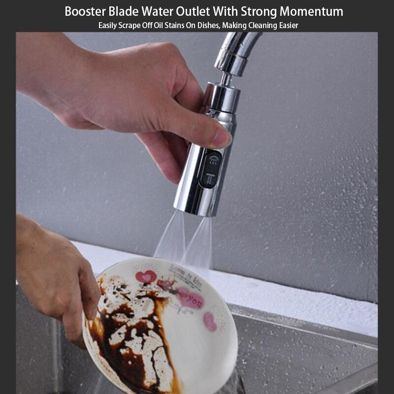 Neuer Wasserhahn Extender 360 ° Universal Rotations verlängerung spritzwasser geschützter Belüfter 3 Modi Küchen spüle Zubehör mit Universal adapter