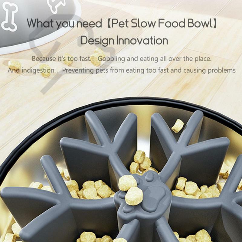 Dog Slow Feeder Insert Food Grade Silicone Bowl Insert For Slow Feeder With Strong Suction Cup Eating Design Insert Machine