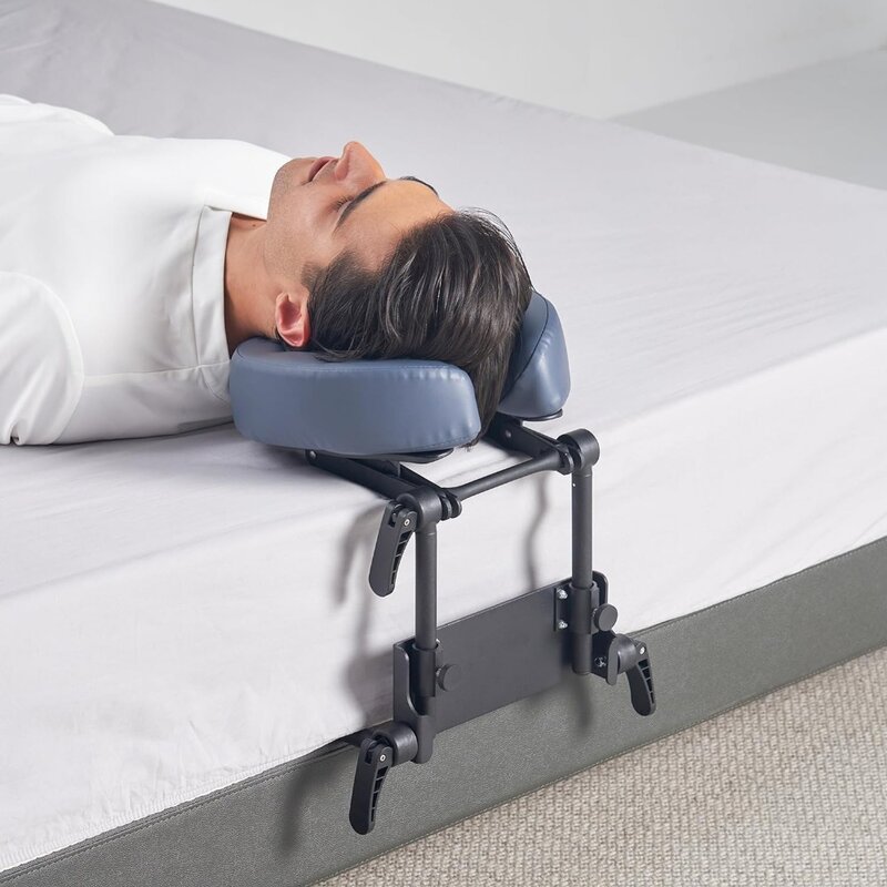 Master Massage Home Mattress Top Massage Kit Adjustable Headrest & Face Cushion Family Use Massage Equipment Black