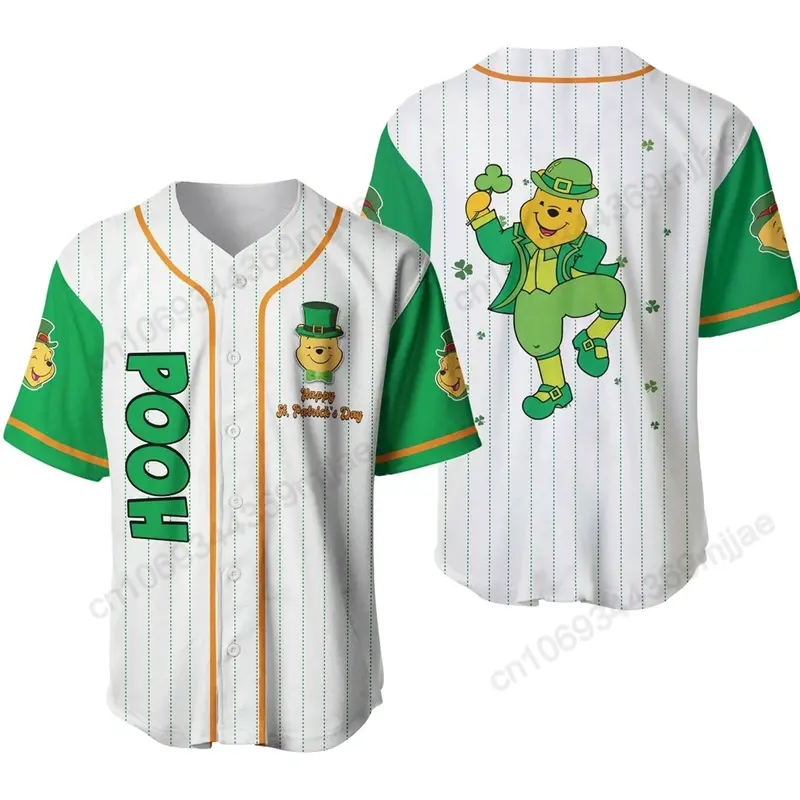 Baseball Shirt 2000s Clothes Y2k Tops Women Button Casual Clothing Korean Fashion Woman Blouse 2023 Men T-shirt for Girls Yk2