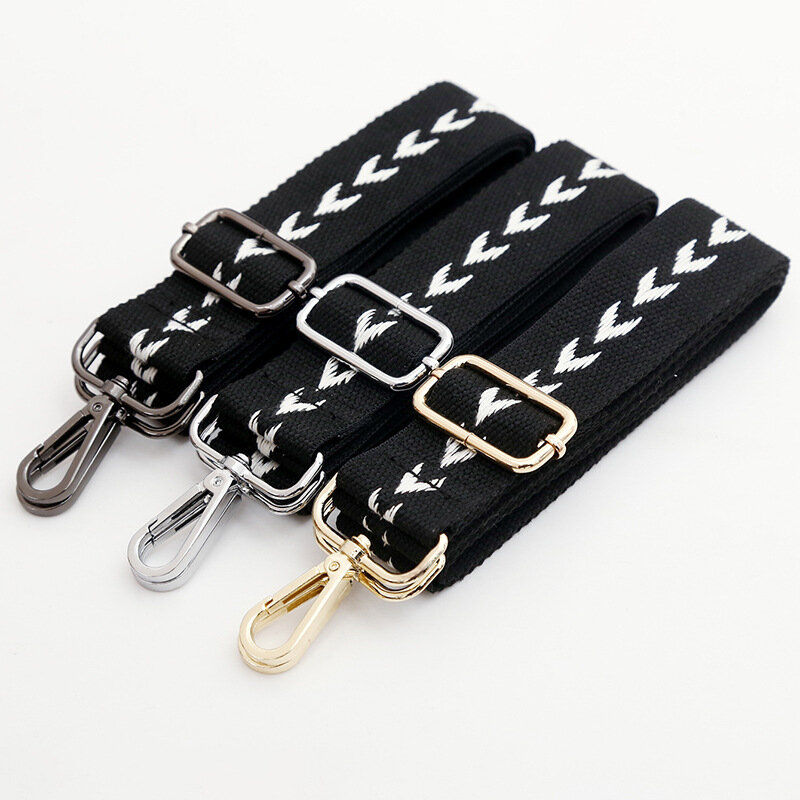 Pfeil Schulter Gürtel Handtasche Straps für Crossbody-tasche Strap mit Baumwolle Gewinde Einstellbare frauen Tasche Zubehör