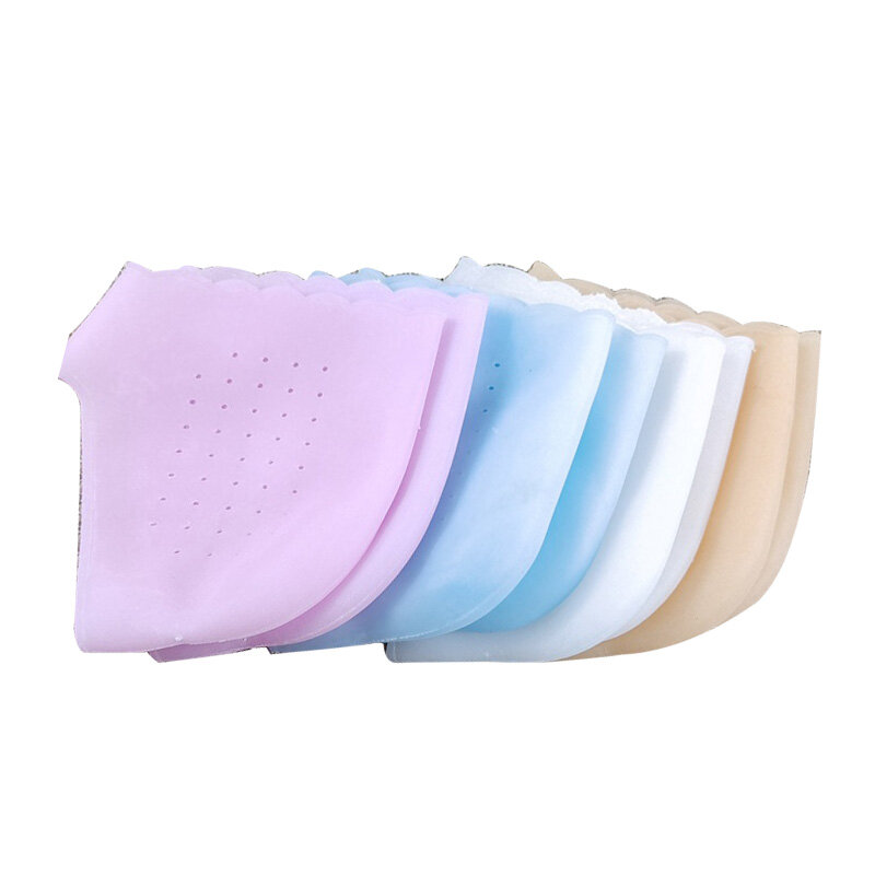 2 Stuks Hak Dunne Sokken Voetbeschermers Hielhoes Huidverzorging Gebarsten Voet Hydraterende Gel Voeten Verzorging Sokken Comfortabele Unsiex