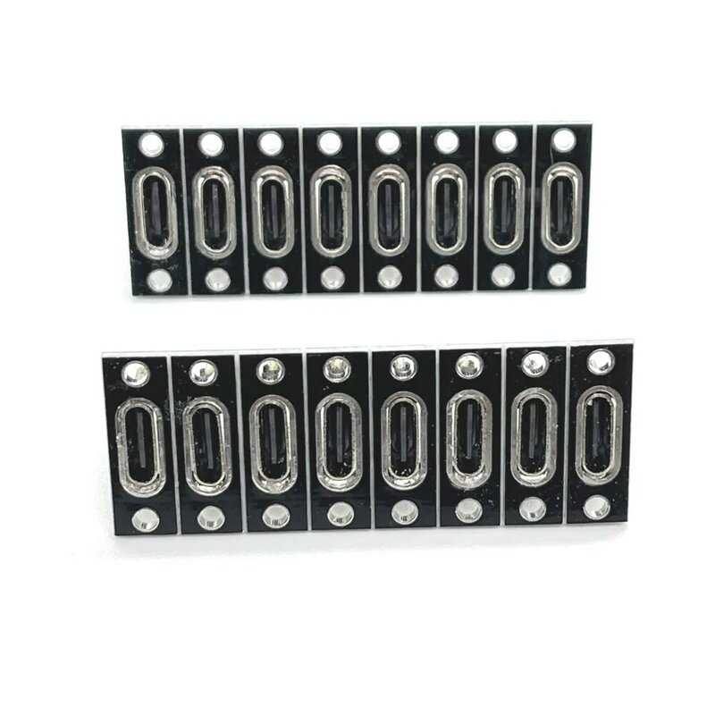 1-10 stücke Typ-C-USB-Buchse 3,1 Typ-C 2-polige 4-polige Buchse Buchse Ladeans chluss USB 3,1 Typ C-Buchse mit Schraub befestigungs platte