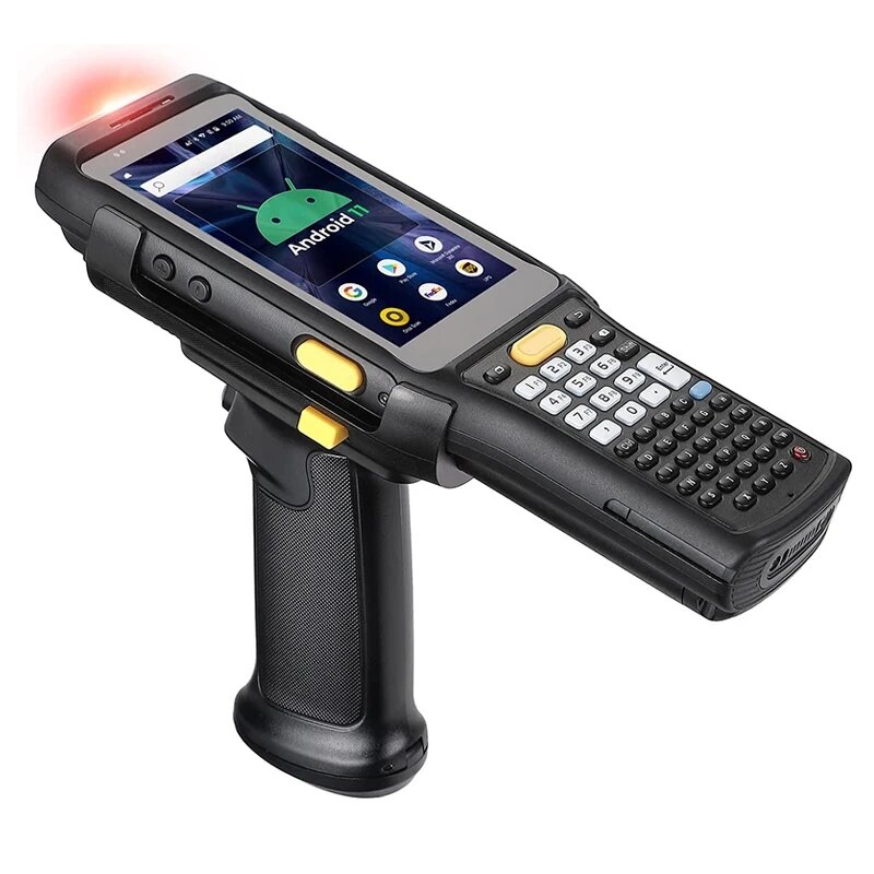เครื่องสแกน4850ระยะไกล PDA ZEBRA แอนดรอยด์, เครื่องสแกน4G RAM 64G ROM 47กุญแจจับปืนพก NFC 4G WiFi BT GPS กล้อง chainway C61