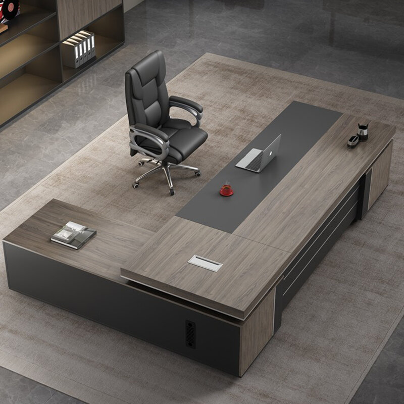 Menulis Modern Set furnitur kantor berdiri Metting penerimaan komputer meja eksekutif penyimpanan Vanity loker furnitur kantor