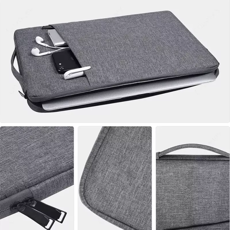 Laptop Sleeve Bolsa Case para HP 13,3 "13,5" 14 "15,6" 16 "impermeável zíper portátil Notebook Cover para HP 11,6" 12,5 "saco