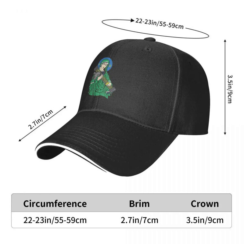Ukraine Saint Javelin Dad Hats Pure Color Women's Hat Sunprotection Baseball Caps Peaked Cap