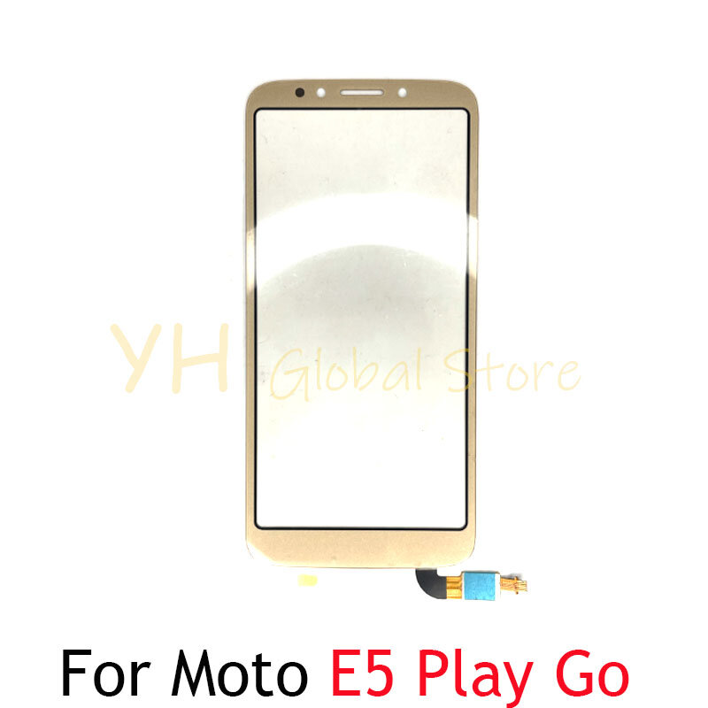 10 szt. Najwyższej jakości ekran dotykowy dla Motorola Moto E5 Play Go / Moto E5 Play ekran dotykowy części zamienne do naprawy panelu szklanego