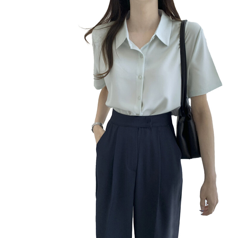 Camicia in Chiffon francese applicazione di genere applicabile lunghezza abbigliamento articolo condizione articolo tessuto genere applicabile