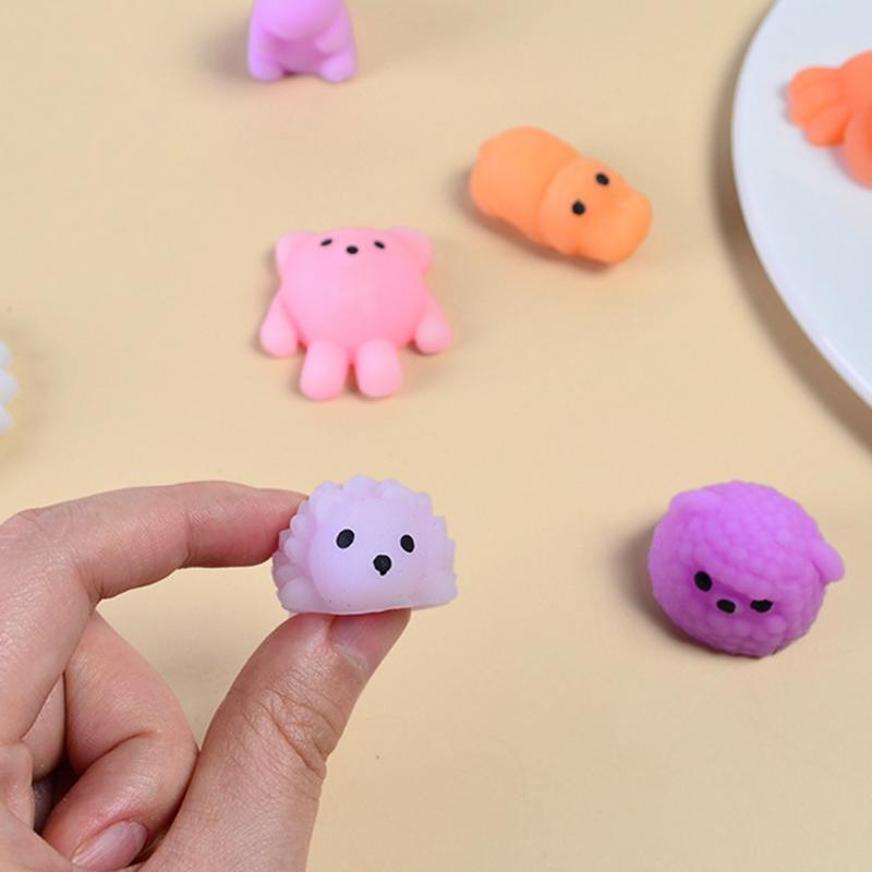 Mini juguetes antiestrés para aliviar el estrés, 12 piezas, juguete sensorial para apretar, para los dedos