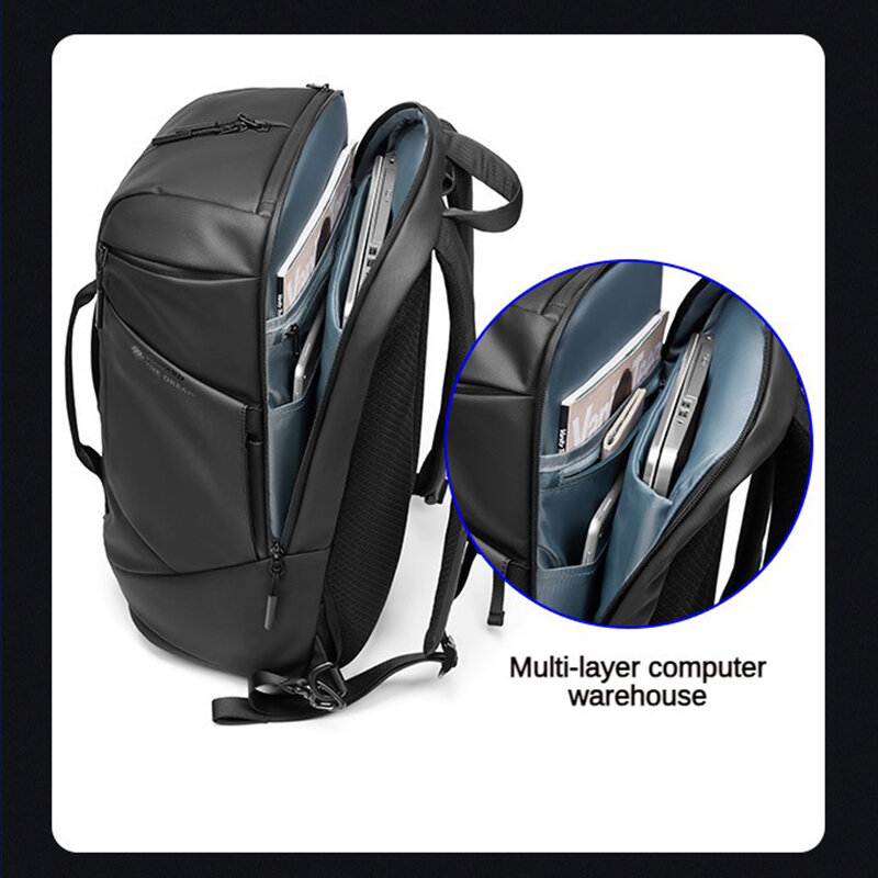 Bolsa de viagem personalizada de alta capacidade, multifuncional, impermeável, resistente à sujeira, mochila de alto valor ao ar livre
