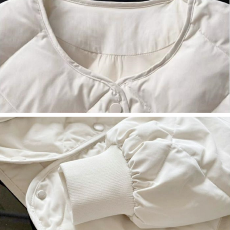 女性のための薄手の純綿のコート,十分で暖かい,韓国の服,秋と冬,2023