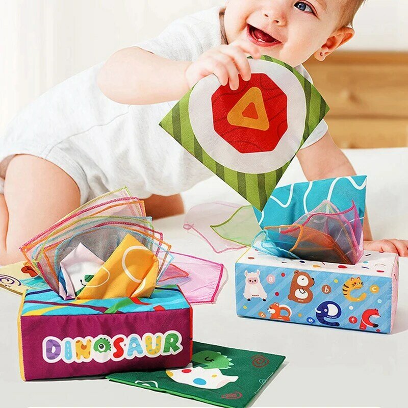Коробка для детских игрушек Монтессори, магические тканевые коробки для младенцев, развивающие сенсорные игрушки для пальцев, ранние подарки для младенцев