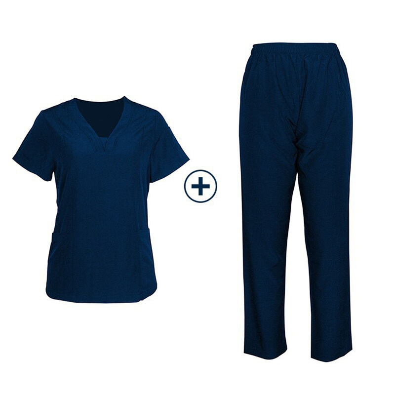 Medical Uniforms Men Women Nursing Clothes Beauty Costume Nurse Scrubs Sets Doctor Dentist Workwear Clinical Tops and Pants