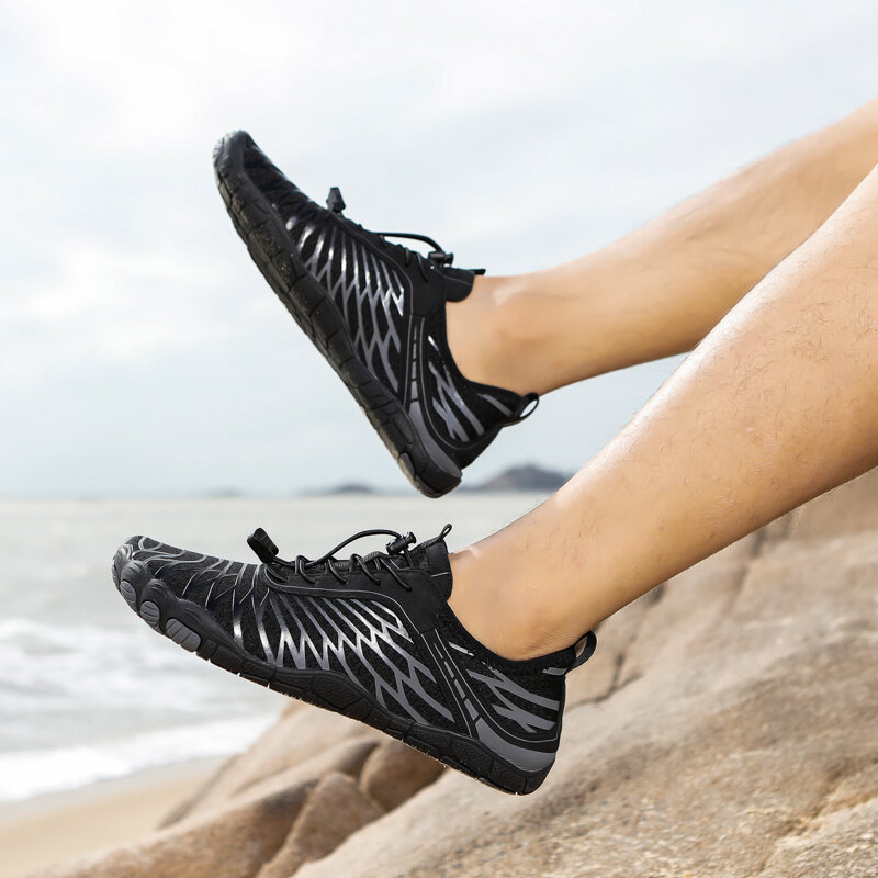 Buty do pływania wodna damska gumowa podeszwa szybkoschnąca oddychająca męska buty do pływania buty na plażę rower treningowy na co dzień