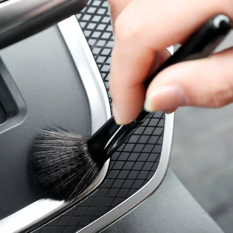 Car Detailing Brush Fibre Super Soft Cleaning Brush Car Interior Detailing Kit Electrostatic Dust Remove Tools Wash Accessories