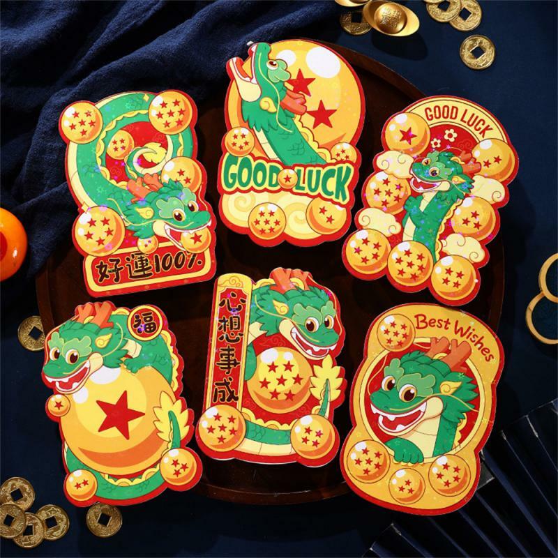 Borsa rossa per l'anno del drago 3d simpatico cartone animato di fascia alta alla moda creativo unico carino Li è la borsa di capodanno per bambini Feng