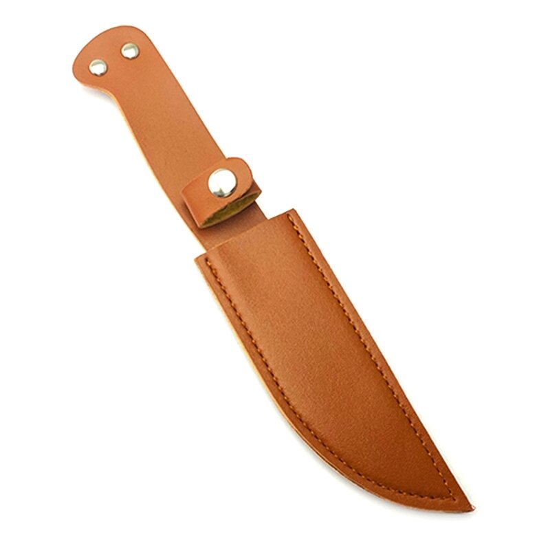 PU Leder Klappmesser Mantel Messer Halter Messer Fall Werkzeug Fall Messer Protector für Gürtel Tasche Messer Camping Jagd J60C