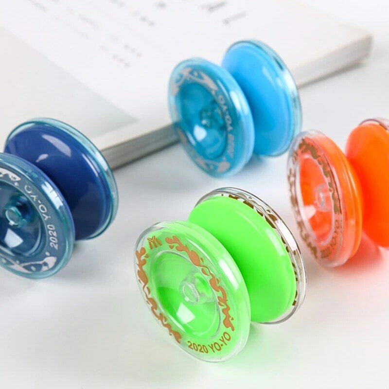 Pelota mágica para trucos Yo Yo, juguete yo-yos plástico colorido para niños pequeños, juego sensible, cuerda interactiva