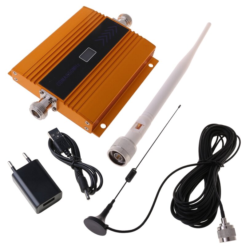 1 Set 850MHz 2G/3G/4G Penguat Sinyal Repeater Antena Amplifier untuk Penerima Sinyal Ponsel