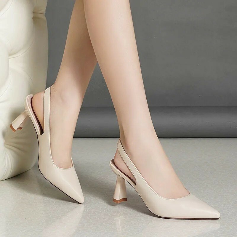 Women High Heels Shoes Closed Toe Sandals Ladies Sexy Party Shoes New Stiletto Fashion Pumps Woman Casual Office Career Shoes