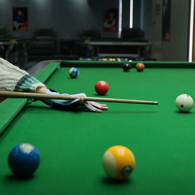 Snooker Shooting Luva para Bilhar, 3 Dedos, Ajustável, Cue Sport, Antiderrapante, Acessório Elástico