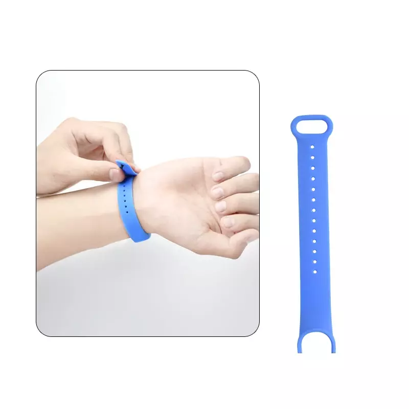 Strap For Xiaomi Mi Band 5 4 3 6 7 nfc Silicone Wristband Bracelet Replacement For Xiaomi Band 4 5 6 7 nfc Wrist Color TPU Strap