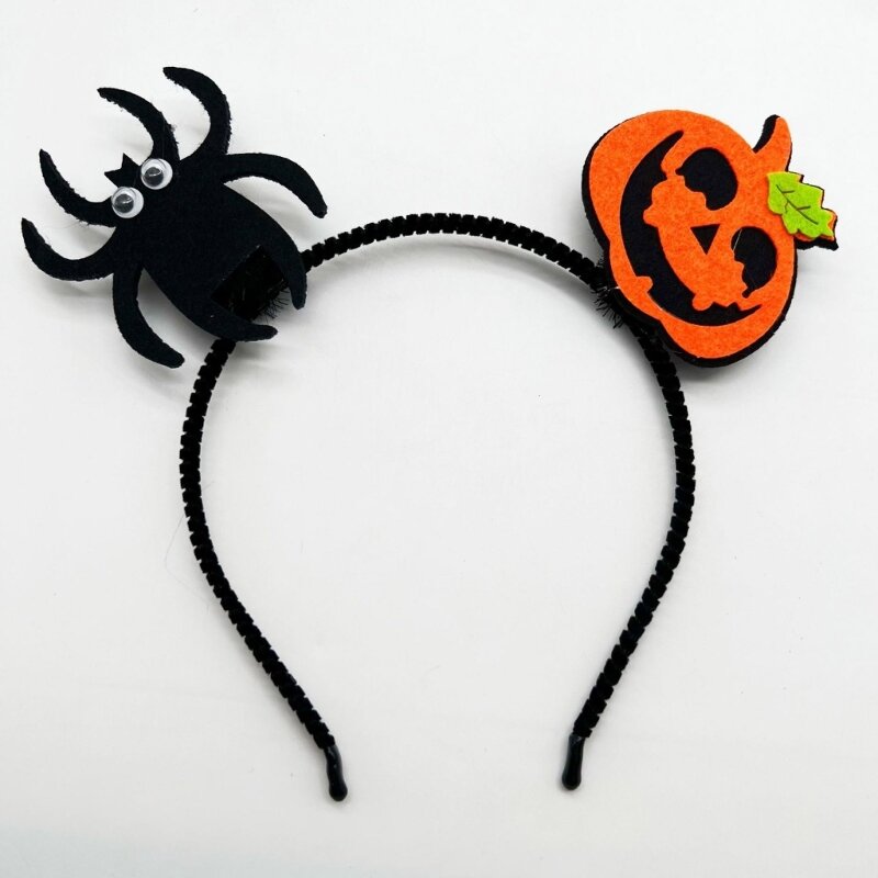 Lustiges Araneid-Stirnband, Geburtstagsparty, Cosplay, mit Kürbis-Kopfbedeckung, Haarschmuck, Halloween-Kostüm-Haarband