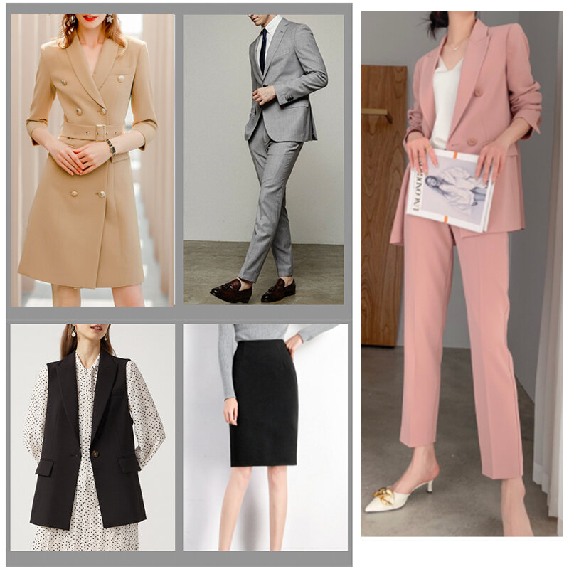 Костюмная шерстяная ткань, мужские брюки, деловая одежда, шерстяная/Полиэстеровая ткань, Женская юбка