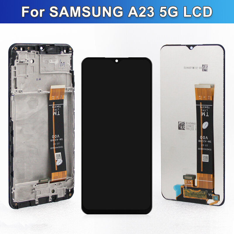 ЖК-дисплей 6,6 дюйма для Samsung A23 5G A236, сенсорный экран с цифровым преобразователем в сборе для Samsung A236B A236U A236U1 LCD
