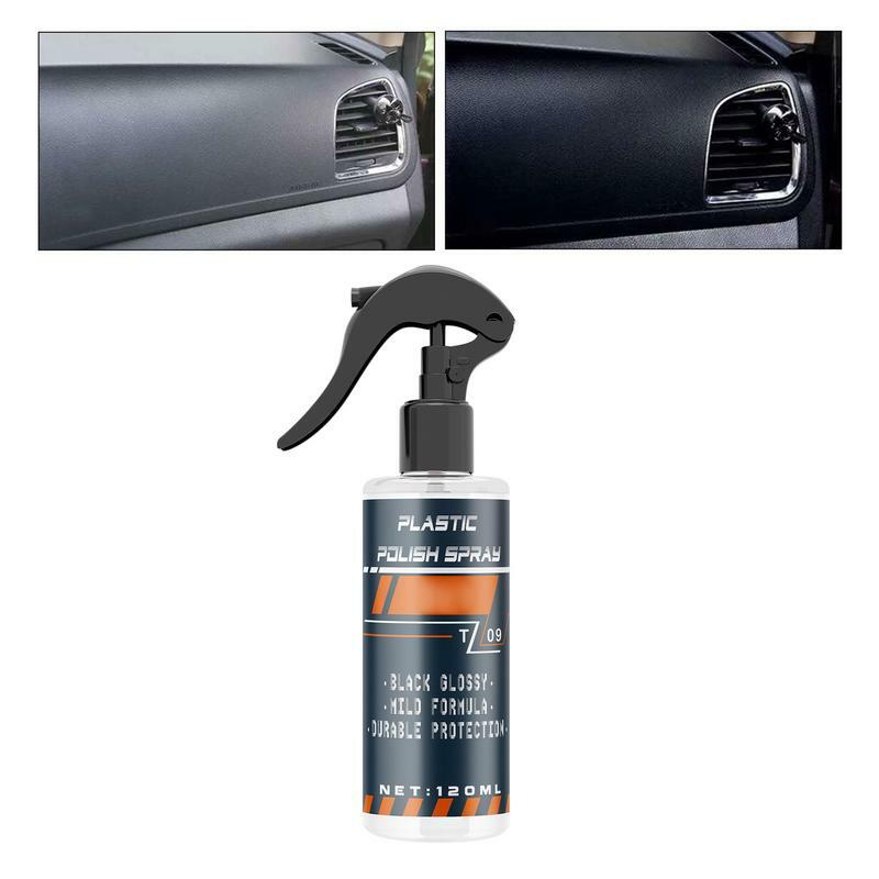Car Trim Restorer 120ml Car Refurbishment Agent Car Cleaner For Interior Trim Auto Detailing Supplies Restores Lost Color And