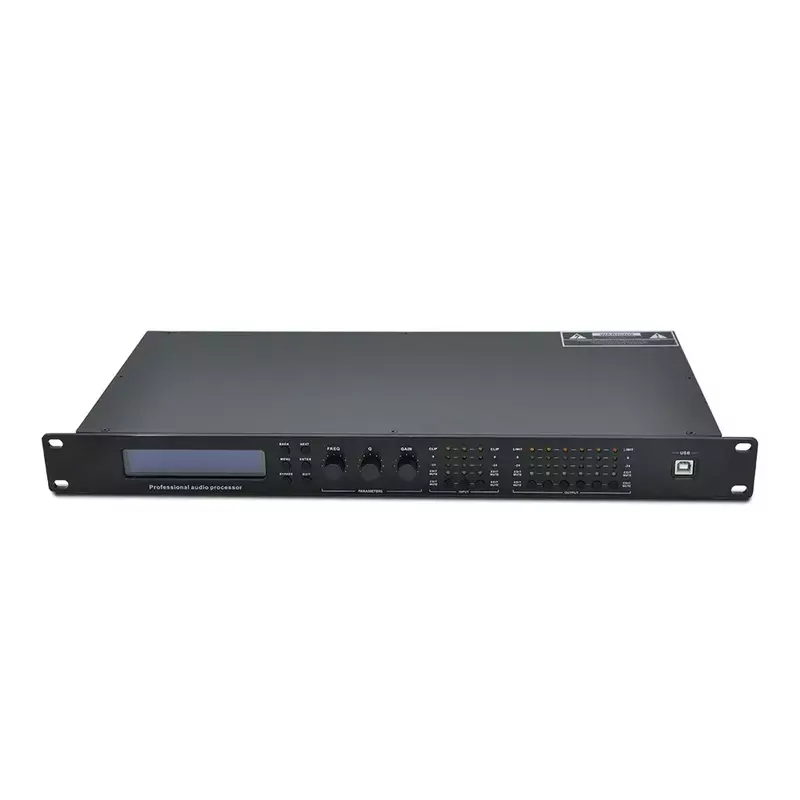 DSP 홈 파워 앰프 오디오 프로세서, FOR 다이나믹 EQ HiFi 스테레오 디지털 관리 시스템, 노래방용, 3 입력, 6 출력